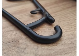 Вішалки плечики дитячі 32х0,6см.(чорний глянець)